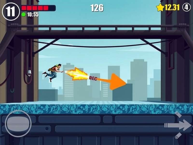 Vector 2 Free Running Game Screenshot